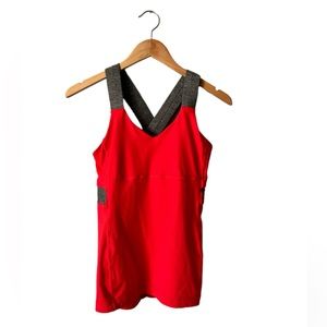 Lululemon Racerback Tank - Ladies Size 8 - Red/Grey